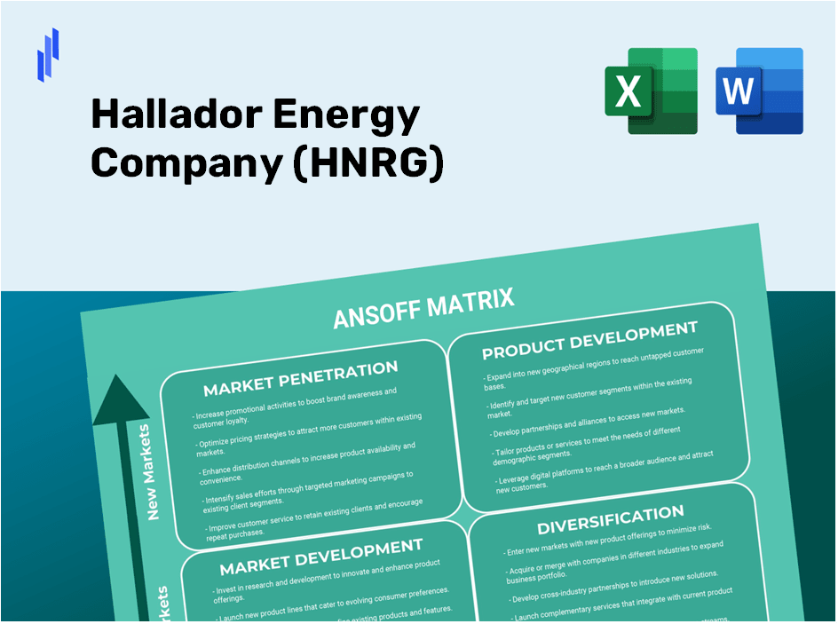 Hallador Energy Company (HNRG) ANSOFF Matrix