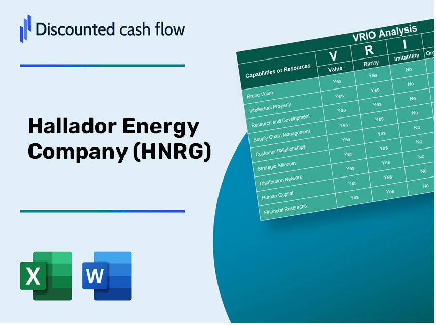 Hallador Energy Company (HNRG): VRIO Analysis [10-2024 Updated]