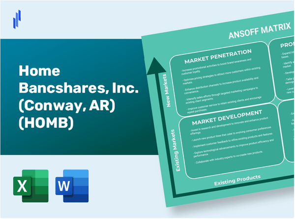 Home Bancshares, Inc. (Conway, AR) (HOMB)Ansoff Matrix