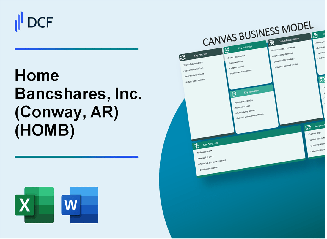 Home Bancshares, Inc. (HOMB) Business Model Canvas