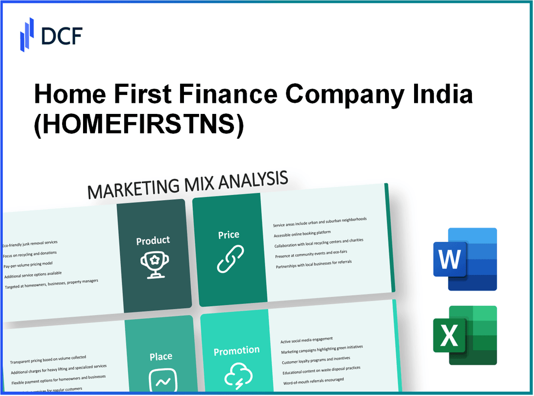 Home First Finance Company India Limited (HOMEFIRST.NS): Marketing Mix Analysis