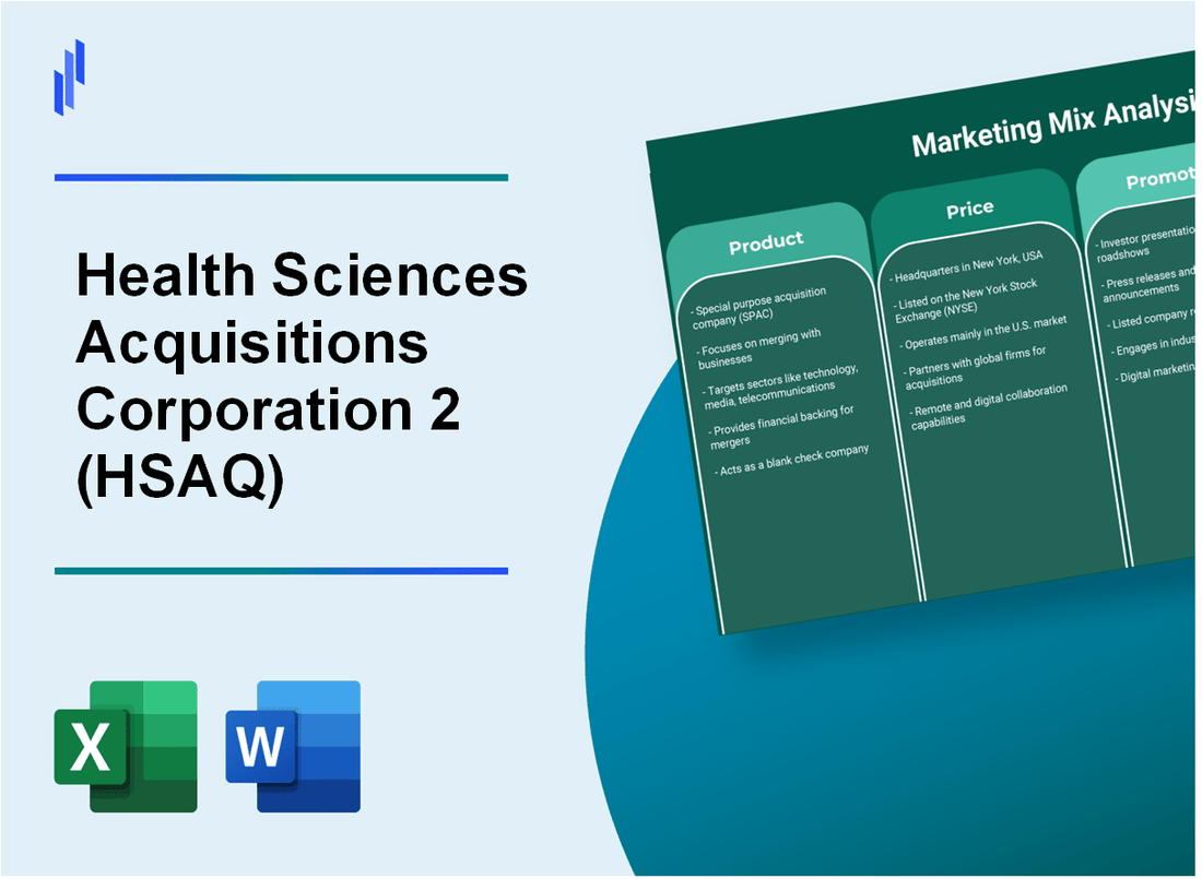 Marketing Mix Analysis of Health Sciences Acquisitions Corporation 2 (HSAQ)