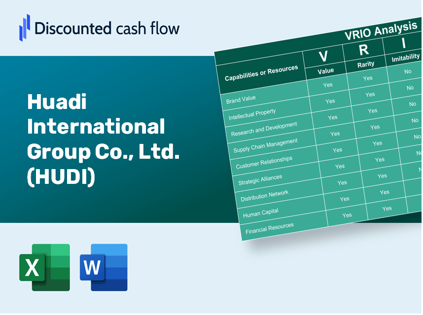 Huadi International Group Co., Ltd. (HUDI): VRIO Analysis [10-2024 Updated]