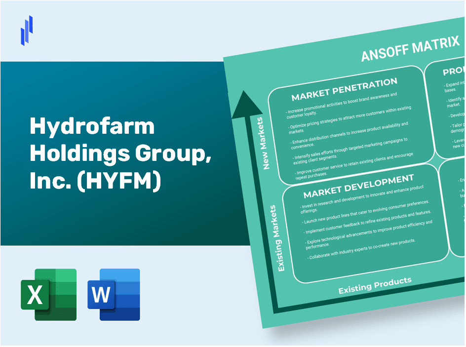 Hydrofarm Holdings Group, Inc. (HYFM) ANSOFF Matrix