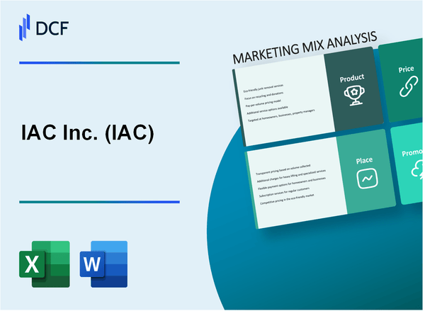 IAC InterActive Corp. (IAC) Marketing Mix