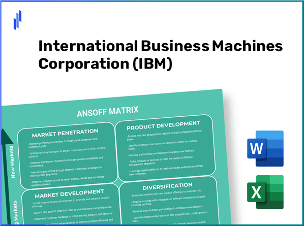 International Business Machines Corporation (IBM)Ansoff Matrix