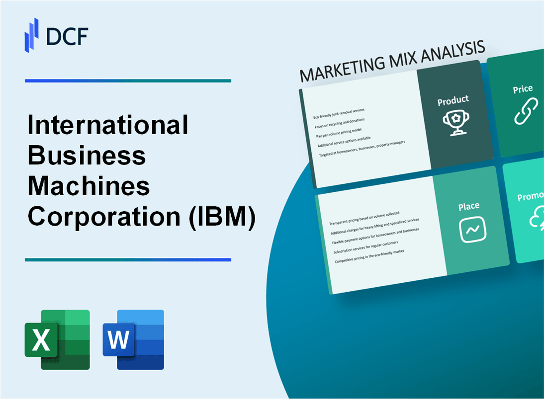 International Business Machines Corporation (IBM) Marketing Mix