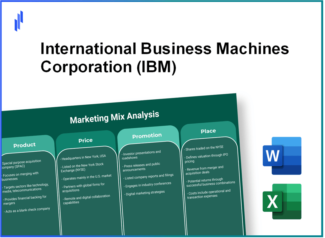 Marketing Mix Analysis of International Business Machines Corporation (IBM)