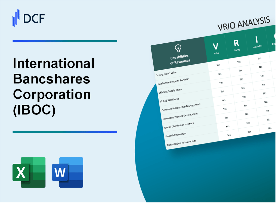 International Bancshares Corporation (IBOC): VRIO Analysis [10-2024 Updated]