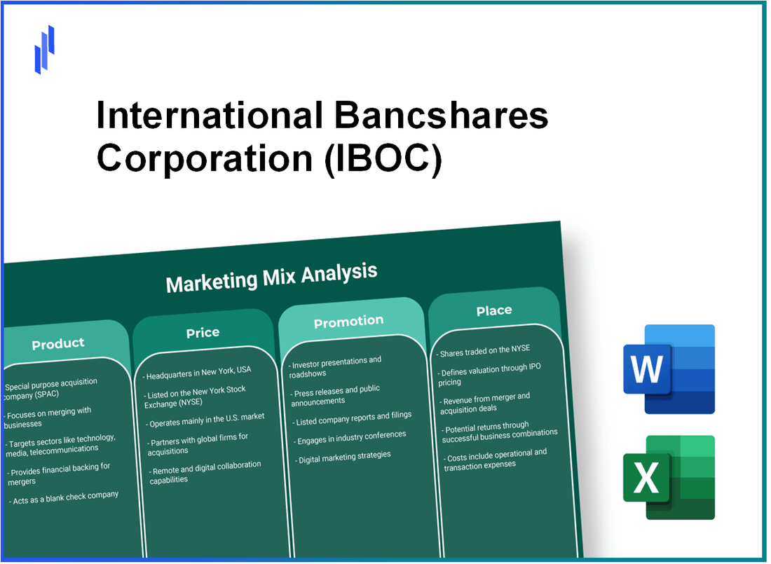 Marketing Mix Analysis of International Bancshares Corporation (IBOC)