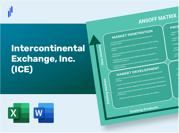 Intercontinental Exchange, Inc. (ICE)Ansoff Matrix