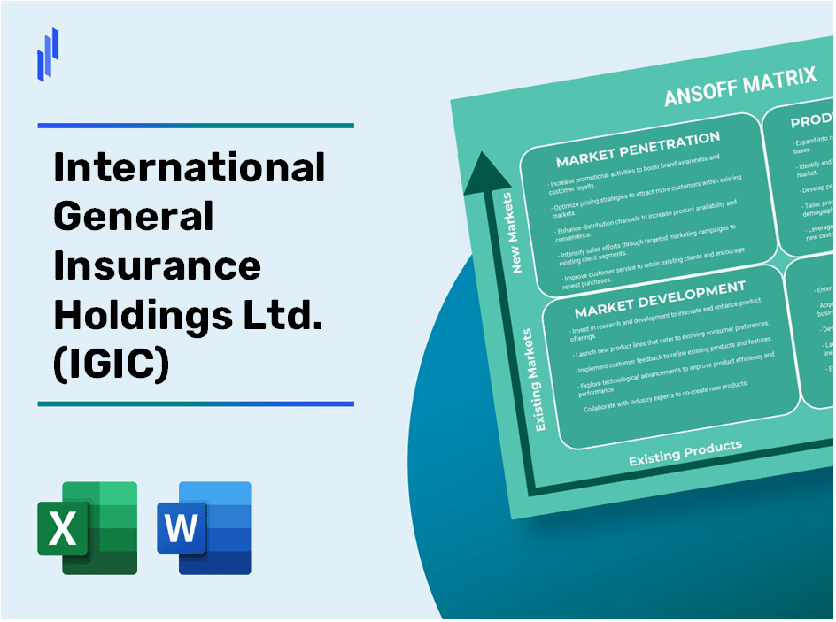 International General Insurance Holdings Ltd. (IGIC) ANSOFF Matrix