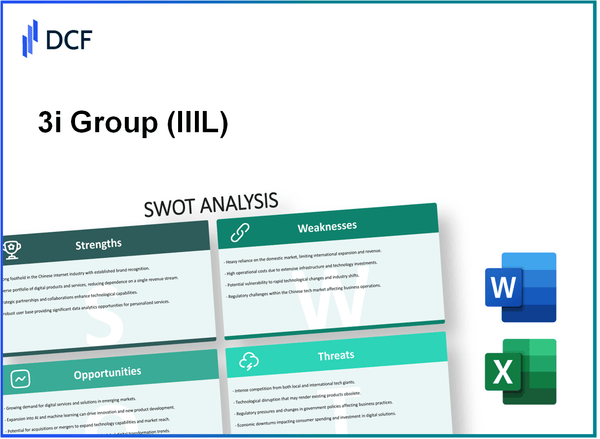 3i Group plc (III.L): SWOT Analysis