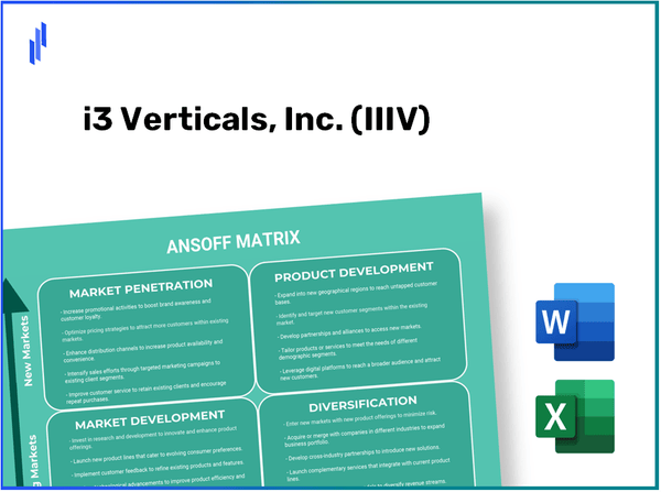 i3 Verticals, Inc. (IIIV)Ansoff Matrix