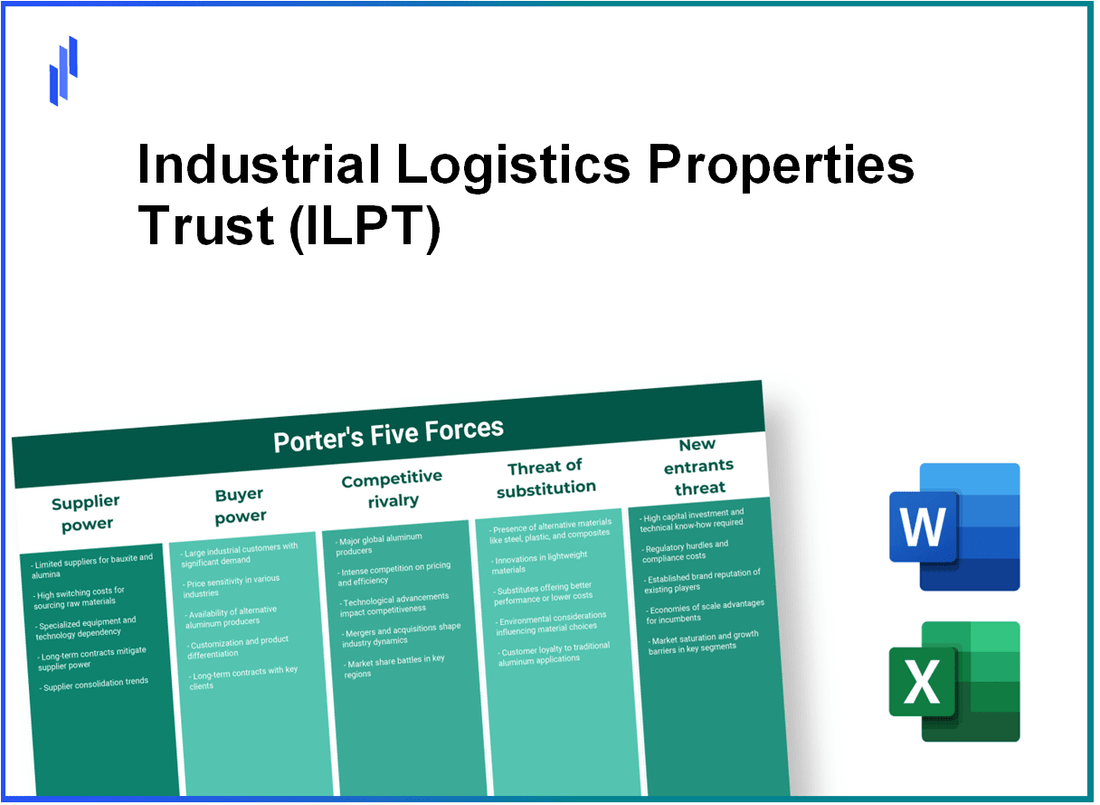 What are the Porter’s Five Forces of Industrial Logistics Properties Trust (ILPT)?