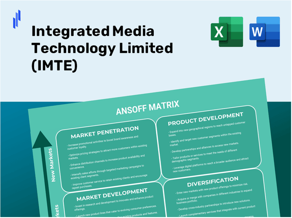 Integrated Media Technology Limited (IMTE)Ansoff Matrix