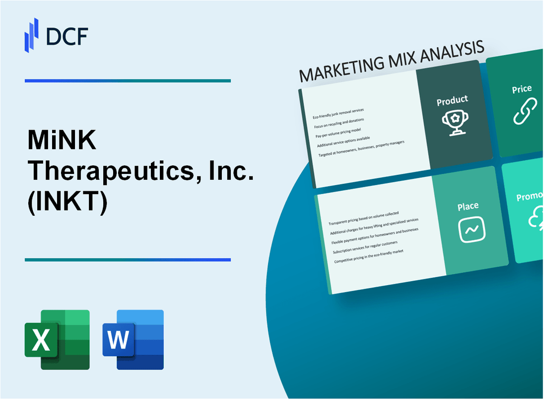 MiNK Therapeutics, Inc. (INKT) Marketing Mix