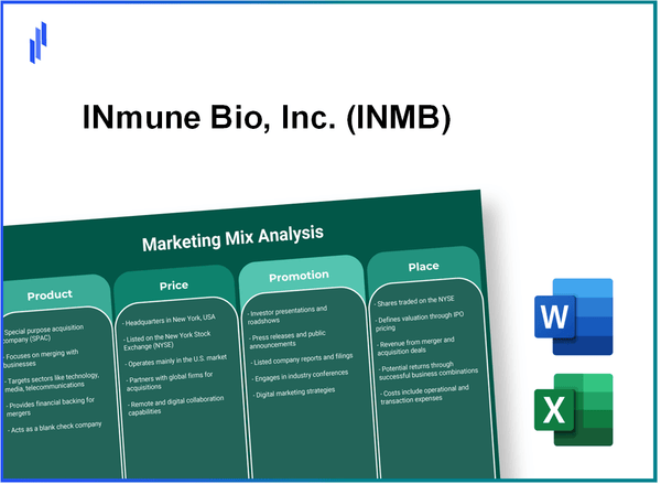 Marketing Mix Analysis of INmune Bio, Inc. (INMB)