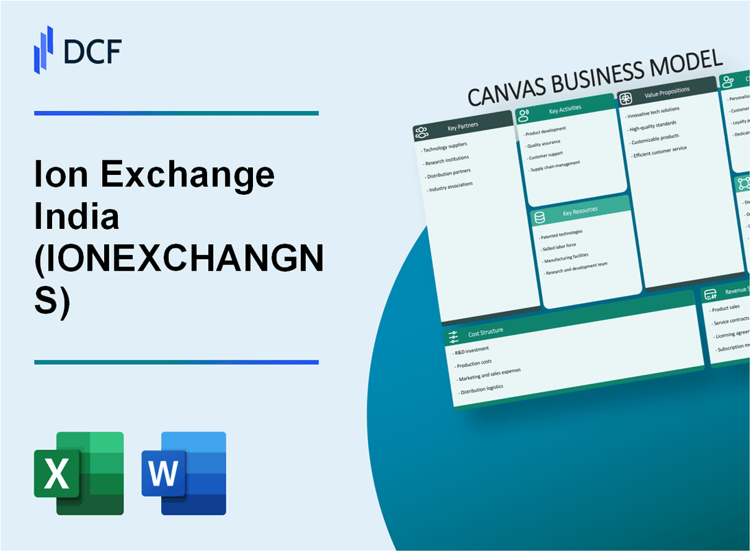 Ion Exchange Limited (IONEXCHANG.NS): Canvas Business Model