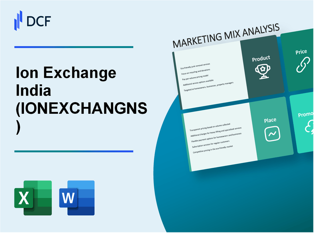 Ion Exchange Limited (IONEXCHANG.NS): Marketing Mix Analysis