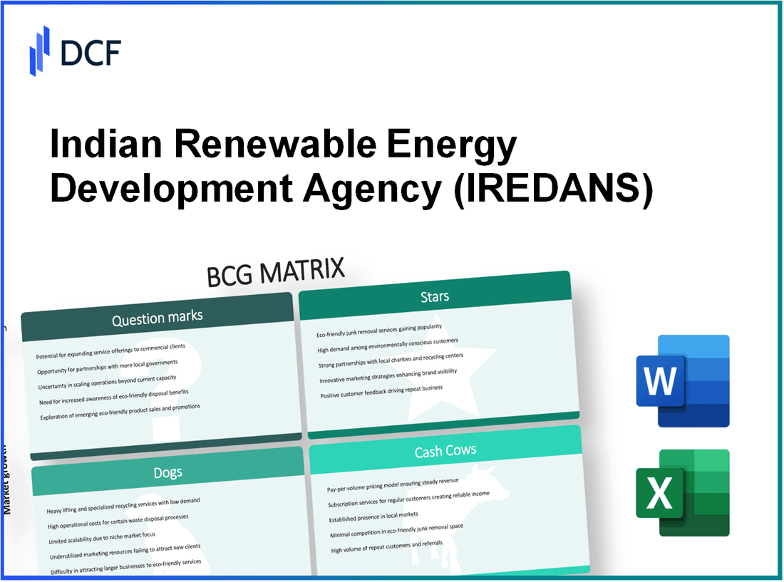 Indian Renewable Energy Development Agency Limited (IREDA.NS): BCG Matrix