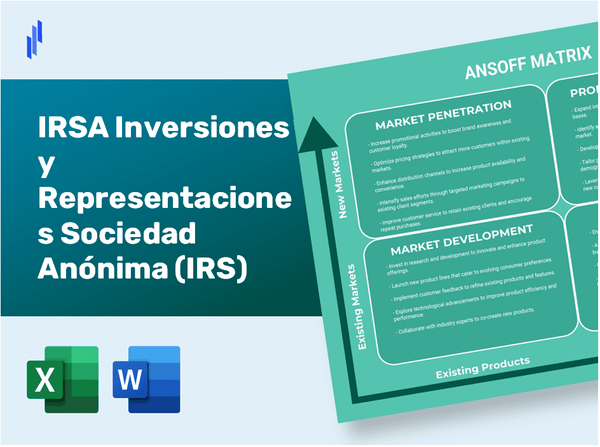 IRSA Inversiones y Representaciones Sociedad Anónima (IRS)Ansoff Matrix