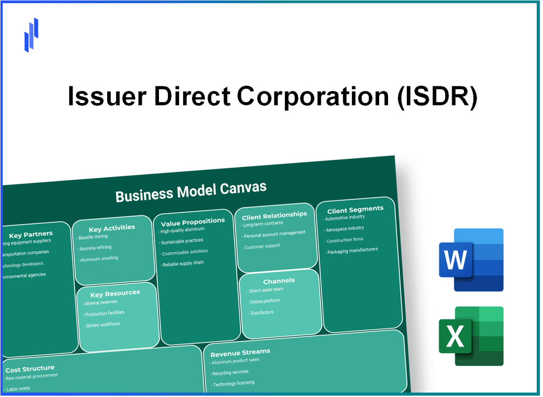 Issuer Direct Corporation (ISDR): Business Model Canvas