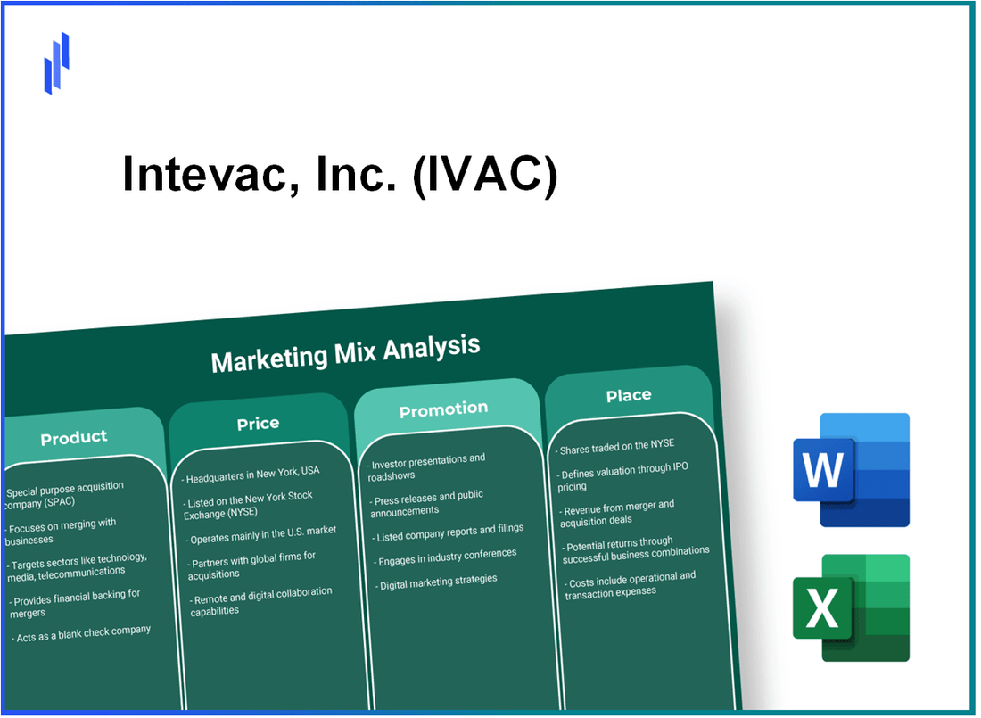 Marketing Mix Analysis of Intevac, Inc. (IVAC)