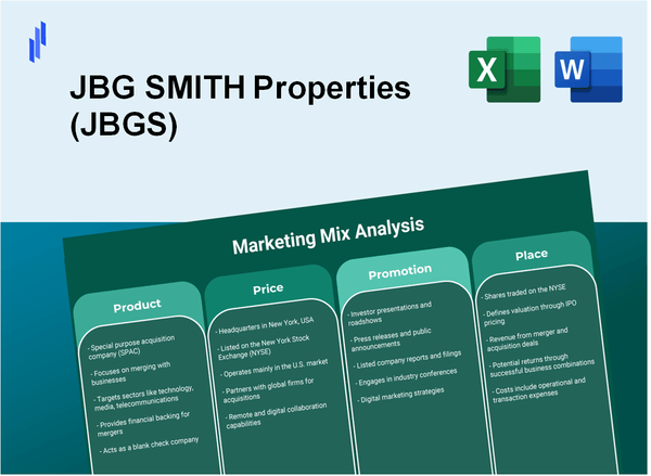 Marketing Mix Analysis of JBG SMITH Properties (JBGS)