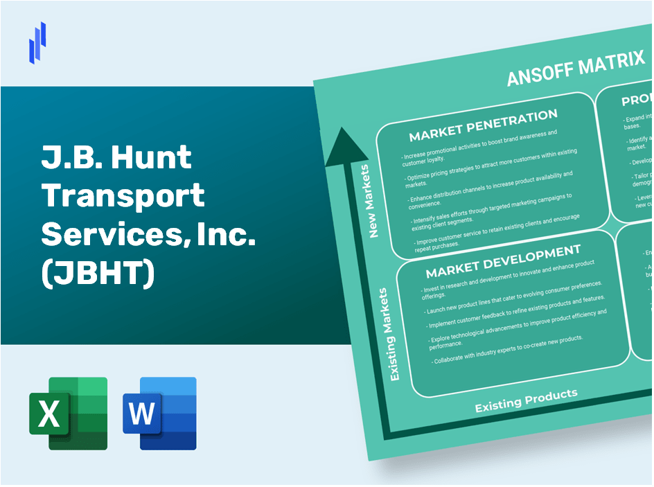 J.B. Hunt Transport Services, Inc. (JBHT) ANSOFF Matrix