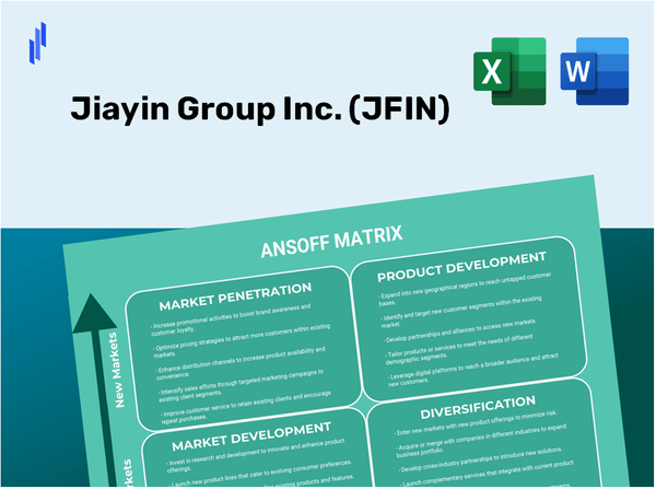 Jiayin Group Inc. (JFIN) ANSOFF Matrix