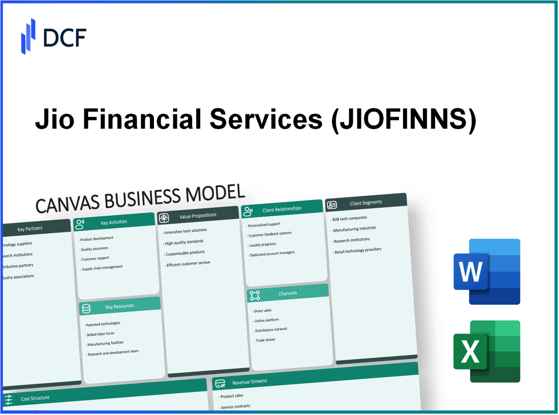 Jio Financial Services Limited (JIOFIN.NS): Canvas Business Model