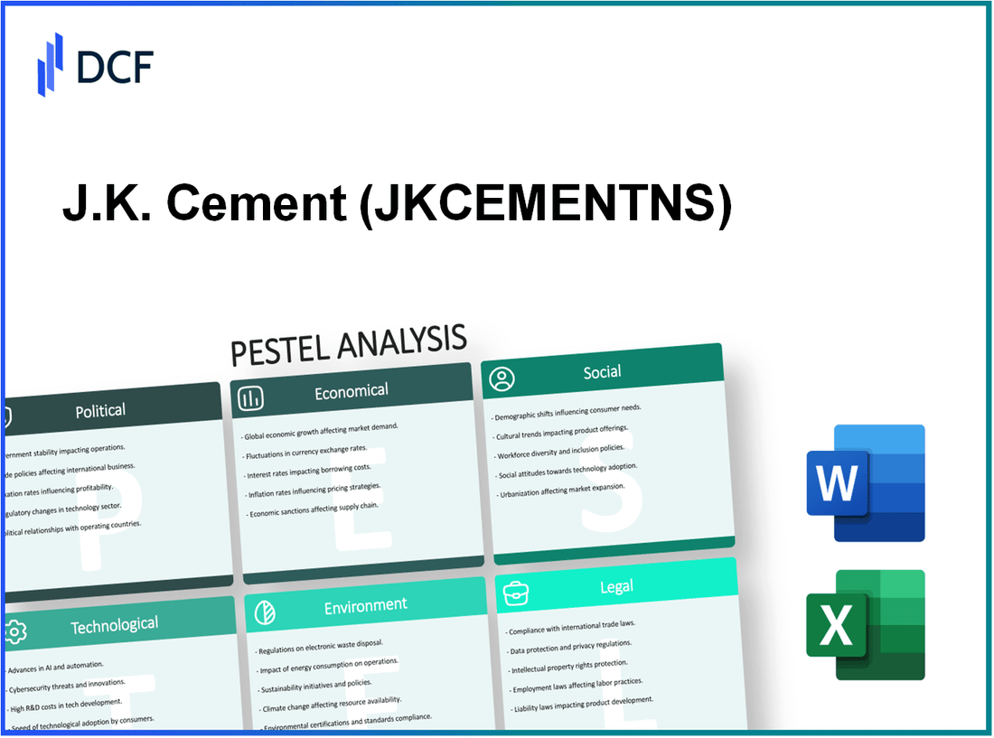 J.K. Cement Limited (JKCEMENT.NS): PESTEL Analysis