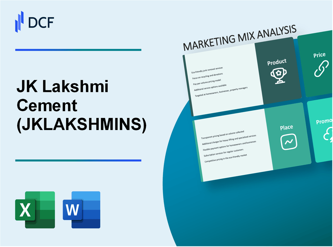 JK Lakshmi Cement Limited (JKLAKSHMI.NS): Marketing Mix Analysis