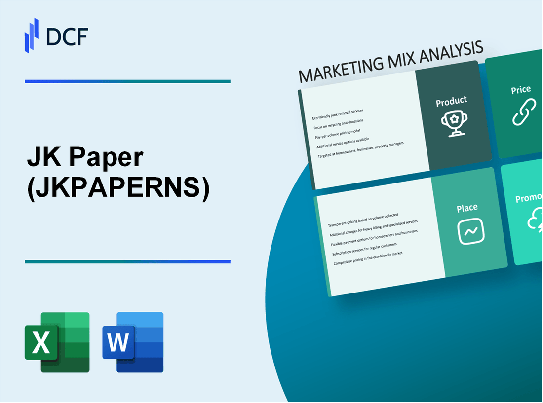 JK Paper Limited (JKPAPER.NS): Marketing Mix Analysis