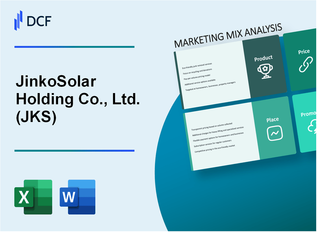 JinkoSolar Holding Co., Ltd. (JKS) Marketing Mix