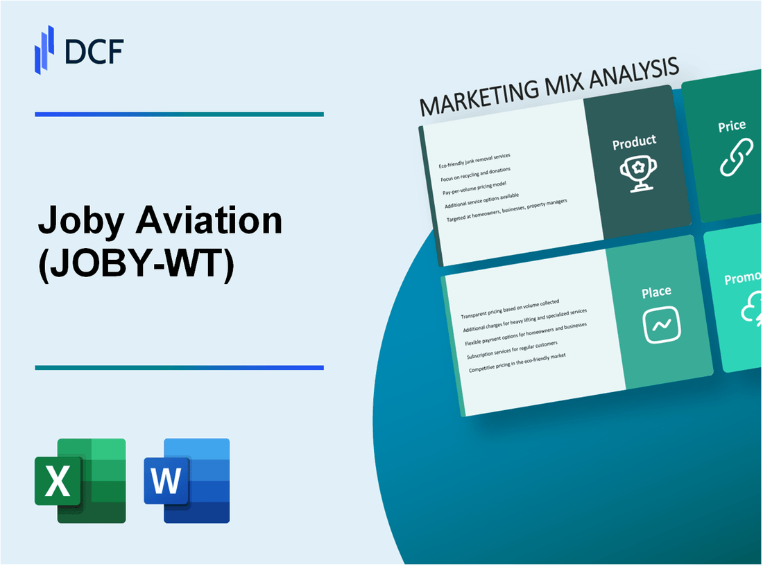 Joby Aviation, Inc. WT (JOBY-WT): Marketing Mix Analysis