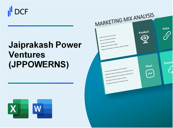 Jaiprakash Power Ventures Limited (JPPOWER.NS): Marketing Mix Analysis