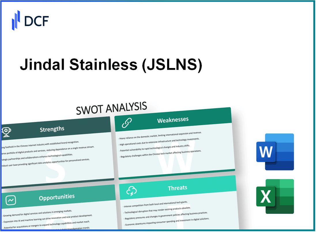 Jindal Stainless Limited (JSL.NS): SWOT Analysis