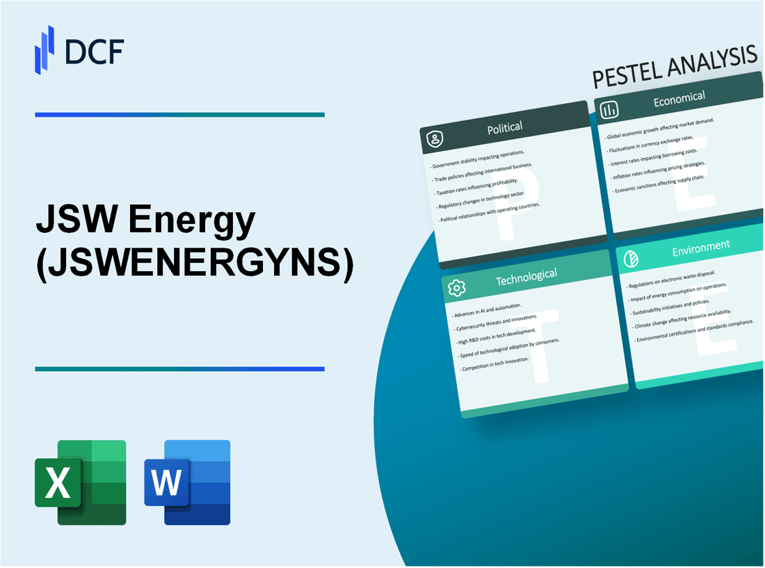 JSW Energy Limited (JSWENERGY.NS): PESTEL Analysis