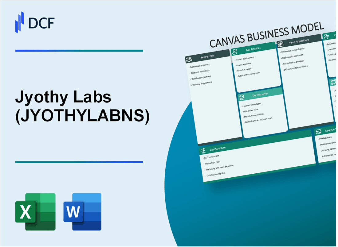 Jyothy Labs Limited (JYOTHYLAB.NS): Canvas Business Model