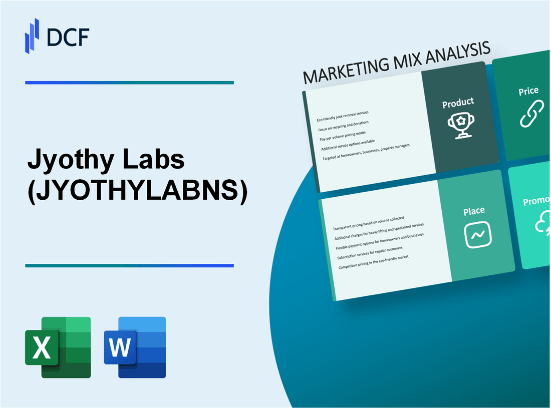 Jyothy Labs Limited (JYOTHYLAB.NS): Marketing Mix Analysis