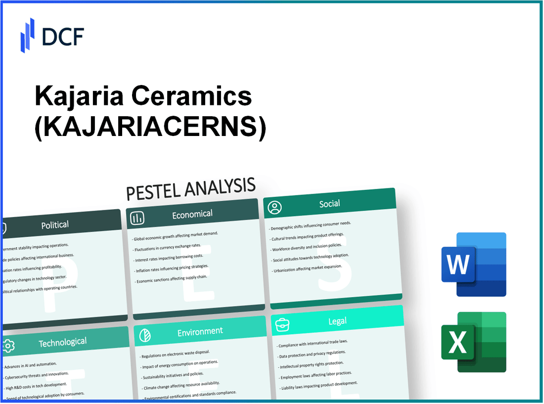 Kajaria Ceramics Limited (KAJARIACER.NS): PESTEL Analysis