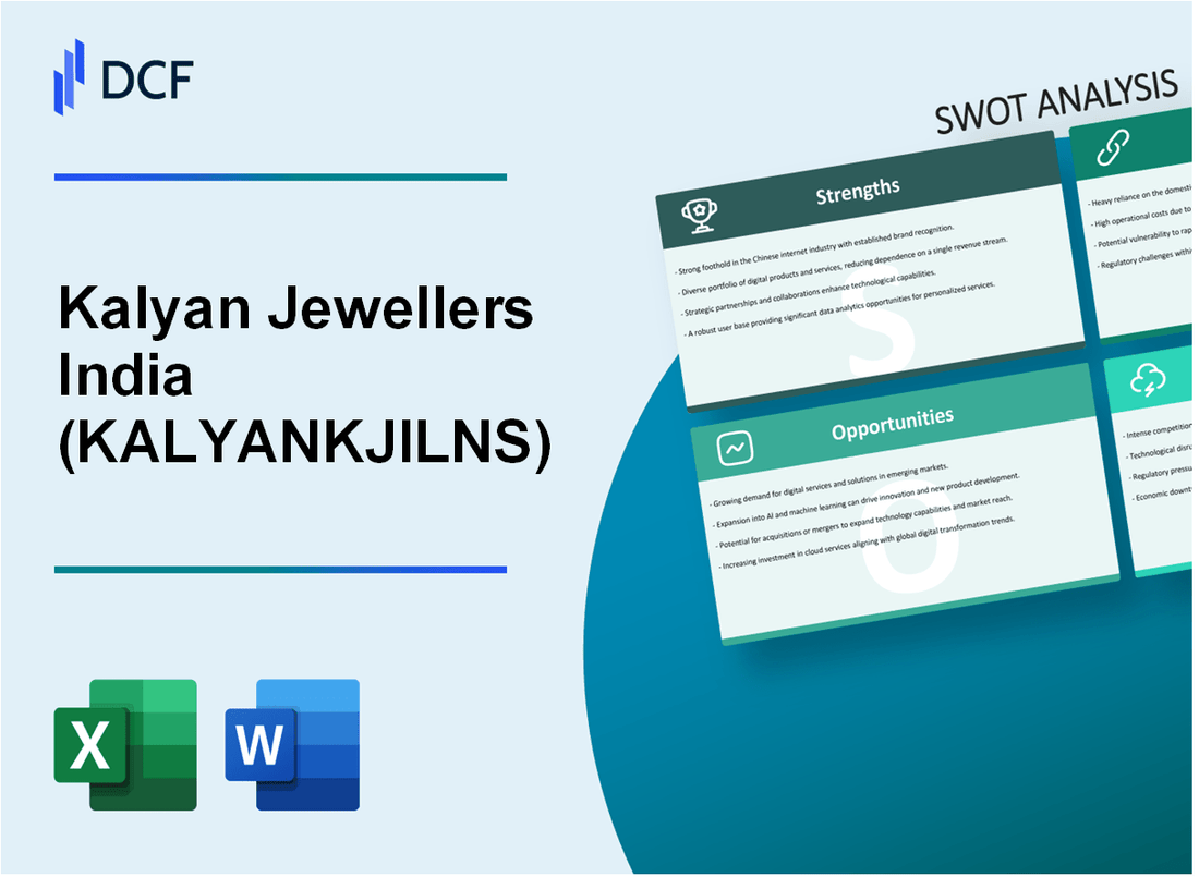 Kalyan Jewellers India Limited (KALYANKJIL.NS): SWOT Analysis