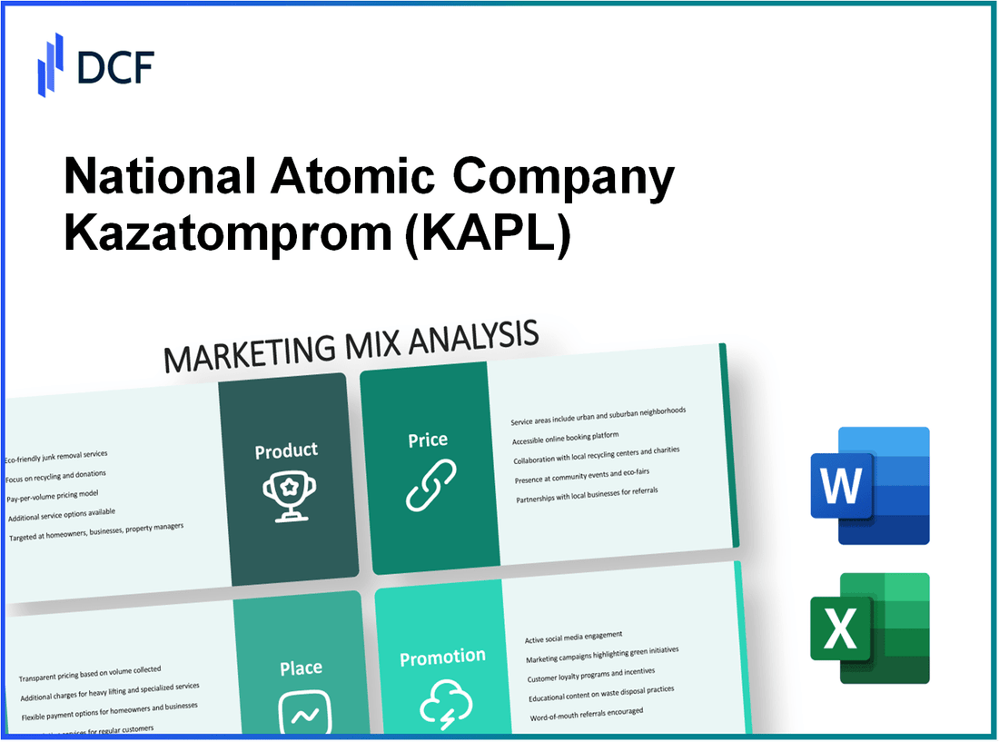 JSC National Atomic Company Kazatomprom (KAP.L): Marketing Mix Analysis