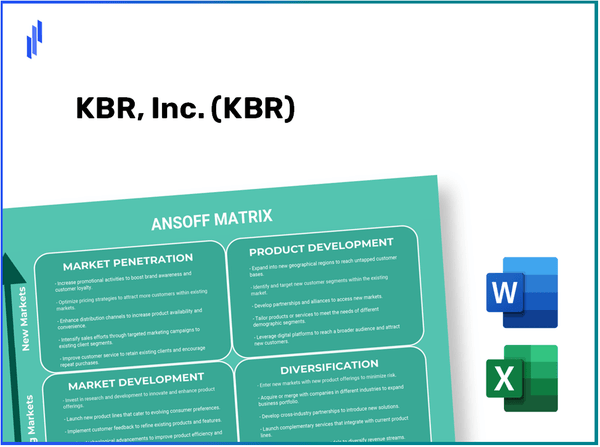 KBR, Inc. (KBR)Ansoff Matrix