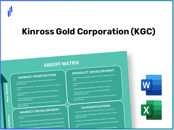 Kinross Gold Corporation (KGC) ANSOFF Matrix