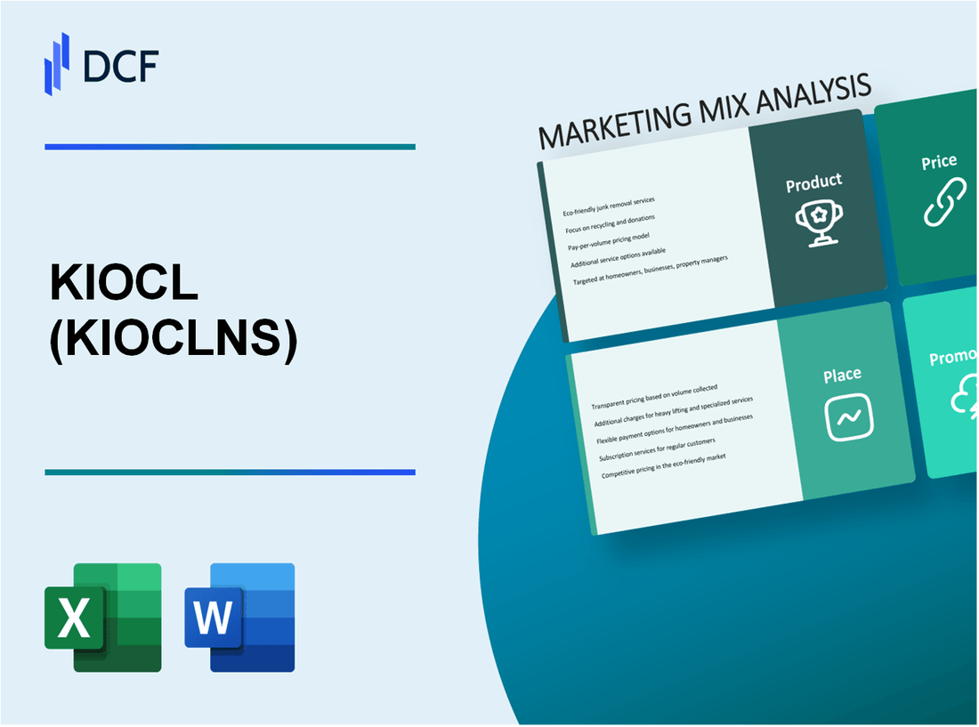 KIOCL Limited (KIOCL.NS): Marketing Mix Analysis