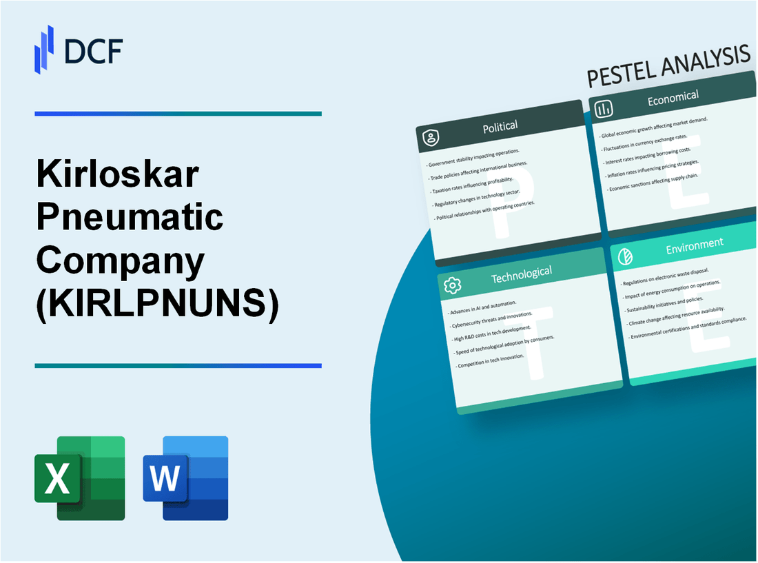 Kirloskar Pneumatic Co Limited (KIRLPNU.NS): PESTEL Analysis