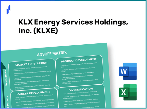 KLX Energy Services Holdings, Inc. (KLXE) ANSOFF Matrix